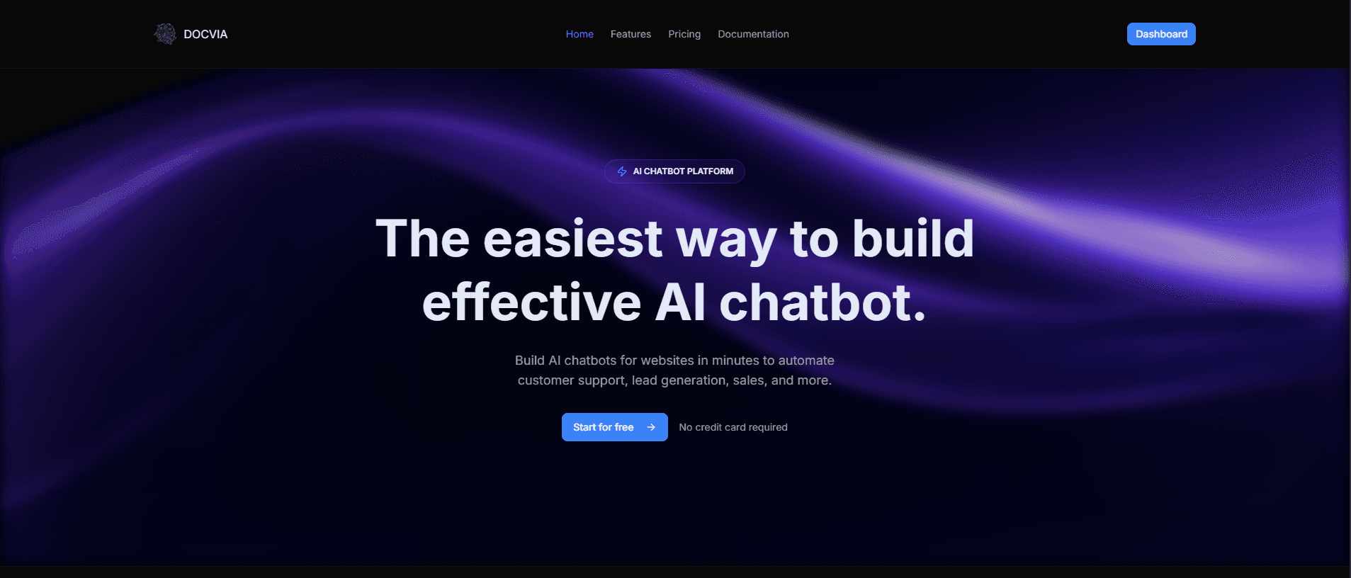 Docvia - AI Chat bot integration (SaaS)